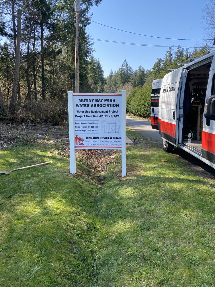 Slide of McDaniel Sewer & Drain