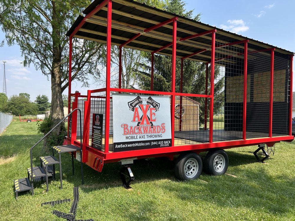 AXE BACKWARDS MOBILE AXE THROWING Updated October 2024 Request a