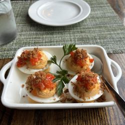 Macon Bistro & Larder - Delicious deviled eggs