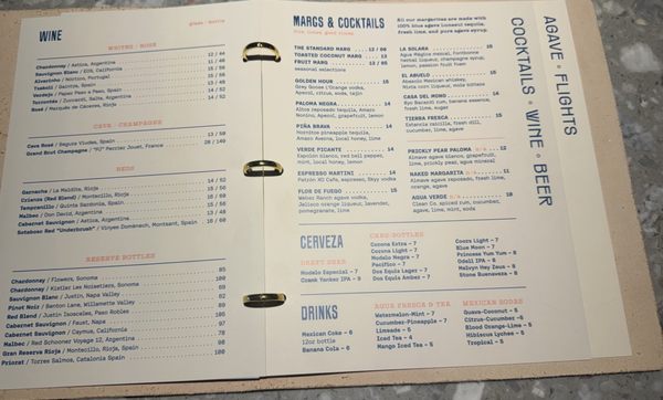 Menu photo 7 Ash and Agave Denver, CO