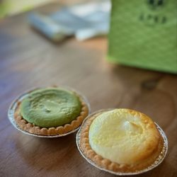 Maruwu Seicha - Matcha and hokkaido cheese tart