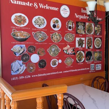Himalayan Cuisine SF - Menu outside 2 - Indian Near Me - San Francisco, California Himalayan Cuisine SF - Menu outside 2 - Indian Near Me - San Francisco, California