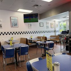 Seating area.