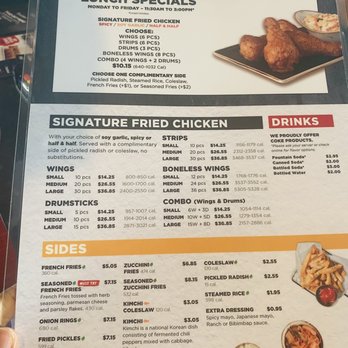Bonchon Fayetteville - Menu - Chicken Wings Near Me - Fayetteville, Georgia Bonchon Fayetteville - Menu - Chicken Wings Near Me - Fayetteville, Georgia