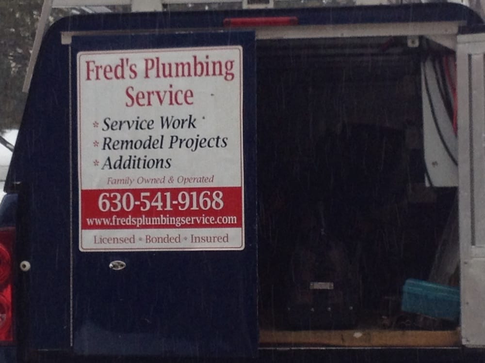 Slide of Fred's Plumbing Service