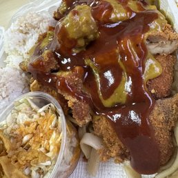 Katsu curry with extra chow fun!