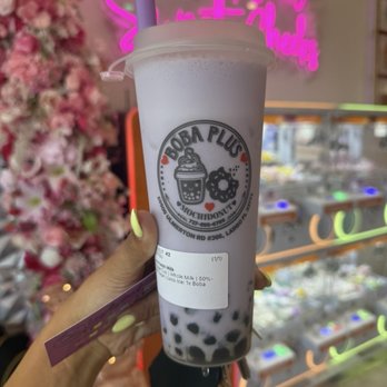 Boba Plus Mochidonut - Taro Fresh Milk - Bubble Tea Near Me - Largo, Florida