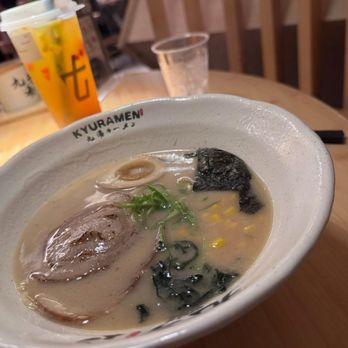 Kyuramen x TBaar - (1) Tonkotsu Shouyu Ramen - Desserts Near Me - Arcadia, California