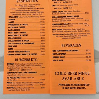Poor Richard's Sandwich Shop - Eat In or Take Out Menu (Nov 2023) - zoom in for details and prices - Sandwiches Near Me - Manteo, North Carolina