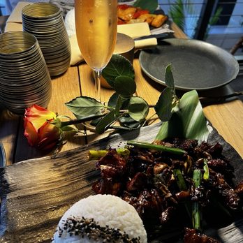 Tanuki River Landing - Mongolian Beef - Japanese Near Me - Miami, Florida