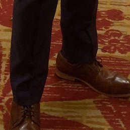 Had my suit pants altered to fit my length. Had my suit pants altered to fit my length.