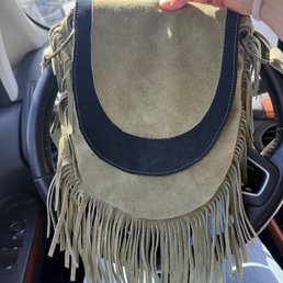 Suede purse Suede purse