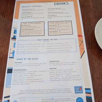 Schooners Monterey - 9/13/25 - Seafood Near Me - Monterey, California Schooners Monterey - 9/13/25 - Seafood Near Me - Monterey, California