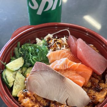 Aloha Cones - Two Choice Combination: Spicy Ahi Poke, Chirashi - Poke Near Me - Denver, Colorado