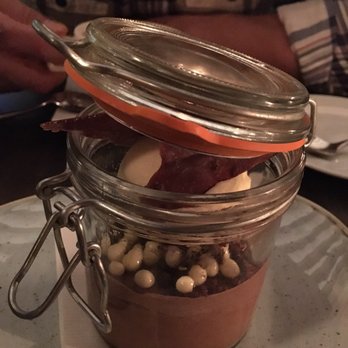 ETA Restaurant + Bar - Chocolate mousse dessert (had a fudge consistency than mousse. - New American Near Me - Chicago, Illinois ETA Restaurant + Bar - Chocolate mousse dessert (had a fudge consistency than mousse. - New American Near Me - Chicago, Illinois