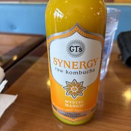 First time trying kombucha! Mystic Mango flavor! First time trying kombucha! Mystic Mango flavor!