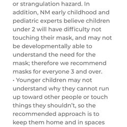 Crossroads - By Arizona State law, infants and children under 3 do not need to wear a mask, but apparently 2 is greater than 3 according to Corey.