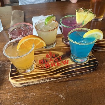 Blast & Brew - Margarita flight - New American Near Me - Pismo Beach, California Blast & Brew - Margarita flight - New American Near Me - Pismo Beach, California