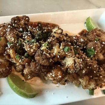 The Library - Crispy Benne Cauliflower Plate - Breakfast & Brunch Near Me - St Petersburg, Florida The Library - Crispy Benne Cauliflower Plate - Breakfast & Brunch Near Me - St Petersburg, Florida