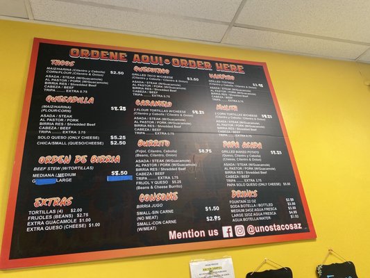 Menu photo 4 Unos Tacos Y Birria Phoenix, AZ