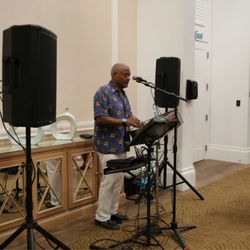 Steel drum player!