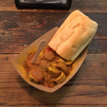 Berlin Currywurst - Tofu Kielbasa Currywurst - German Near Me - New York, New York Berlin Currywurst - Tofu Kielbasa Currywurst - German Near Me - New York, New York