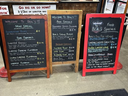 Menu photo 1 Beal's Lobster Pier Southwest Harbor, ME
