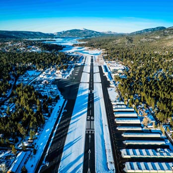 Big Bear Airport - Big Bear Airport L35 - Landing Strip Winter - Airports Near Me - Big Bear City, California Big Bear Airport - Big Bear Airport L35 - Landing Strip Winter - Airports Near Me - Big Bear City, California