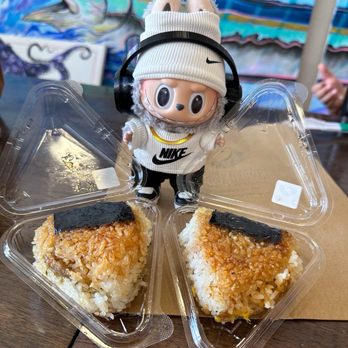 Ali’i Fish Market - Ginger Poke Yaki Onigiri n' Spam & Egg Yaki Onigiri. The crunchy rice exterior is everything! - Hawaiian Near Me - Honolulu, Hawaii Ali’i Fish Market - Ginger Poke Yaki Onigiri n' Spam & Egg Yaki Onigiri. The crunchy rice exterior is everything! - Hawaiian Near Me - Honolulu, Hawaii