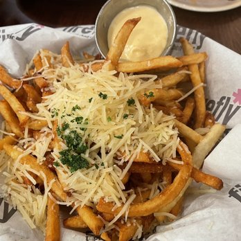 Firefly Tapas Kitchen + Bar - Firefly* Fries -  Parmesan, herbs, aioli, salt and pepper - Tapas/Small Plates Near Me - Las Vegas, Nevada