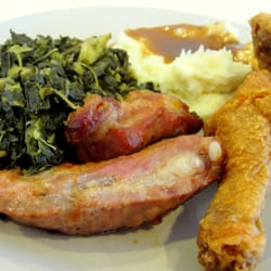The Conference Center At Fort Meade - Country Buffet (Fried Chicken, Pork Ribs, Collards, Mashed Potatoes and Gravy)