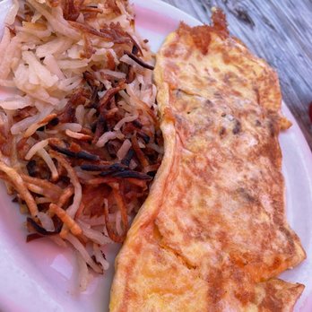 Red Hut Cafe Nevada - Bacon and cheese omelet - American Near Me - Stateline, Nevada Red Hut Cafe Nevada - Bacon and cheese omelet - American Near Me - Stateline, Nevada