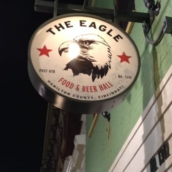 The Eagle OTR - Great food at the Eagle last night, awesome beer selection too and Sam our server was fantastic too - trifecta! - American Near Me - Cincinnati, Ohio The Eagle OTR - Great food at the Eagle last night, awesome beer selection too and Sam our server was fantastic too - trifecta! - American Near Me - Cincinnati, Ohio