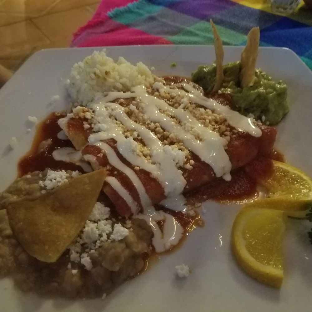 red enchiladas