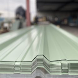 Martin’s Hardware and Lumber - R Panel 26Ga in the color "Army Green"