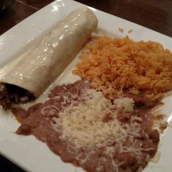 Plaza Azteca - Steak fajita burrito. Look at all that cheese!!!! - Mexican Near Me - Henrico, Virginia