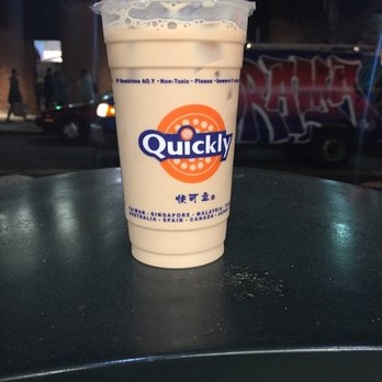 Quickly - Black milk tea - Coffee & Tea Near Me - San Francisco, California