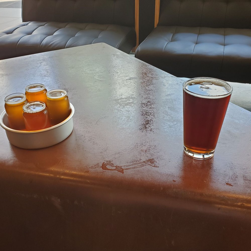 Steady Brewing - Beer flight and snake oil lager - Breweries Near Me - Long Beach, California Steady Brewing - Beer flight and snake oil lager - Breweries Near Me - Long Beach, California