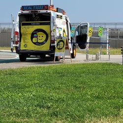 Yum Ices - Corona Lemon Ice King - Mobile Icy Truck - Yum ice truck at the B108th roundabout near the boardwalk