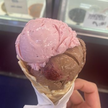 Husky Deli - raspberry decadance and strawberry - Ice Cream & Frozen Yogurt Near Me - Seattle, Washington