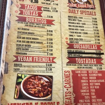 Mi Ranchito - Menu - Mexican Near Me - Reno, Nevada