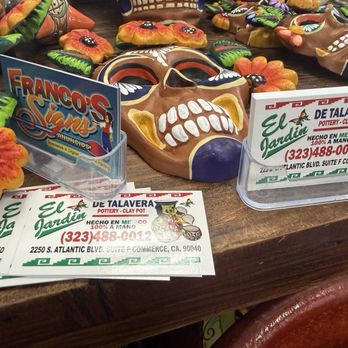 El Jardin De Talavera Pottery - Talavera decorations, the owner, even paint signs - Home Decor Near Me - Commerce, California El Jardin De Talavera Pottery - Talavera decorations, the owner, even paint signs - Home Decor Near Me - Commerce, California