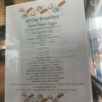 Johny's Luncheonette - Breakfast menu - Breakfast & Brunch Near Me - New York, New York
