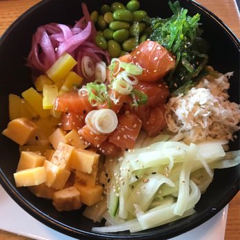 Ginger - Sake Poke bowl. - Asian Fusion Near Me - Lincoln, Nebraska Ginger - Sake Poke bowl. - Asian Fusion Near Me - Lincoln, Nebraska