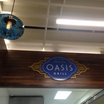 Oasis Grill - Overhead signage - Mediterranean Near Me - San Francisco, California