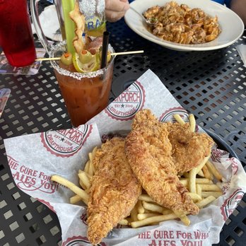 Backporch Drafthouse - Temple - Chicken tenders, Bloody Mary and Frito Pie. - American Near Me - Temple, Texas Backporch Drafthouse - Temple - Chicken tenders, Bloody Mary and Frito Pie. - American Near Me - Temple, Texas