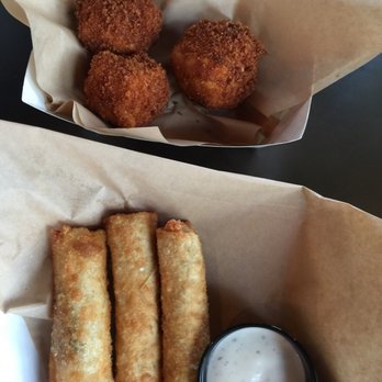 Adler's - Fried mac and cheese and Jalapeño Firecrackers - Burgers Near Me - Davenport, Florida
