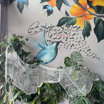 Coffeeholic House - Cute decor - Coffee & Tea Near Me - Seattle, Washington
