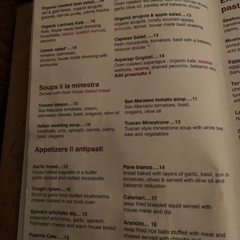 Piattino - Menu - Italian Near Me - Portland, Oregon