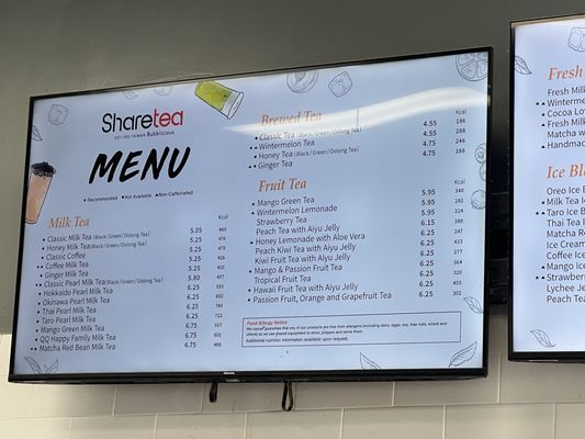 Menu photo 4 Sharetea Santa Ana, CA